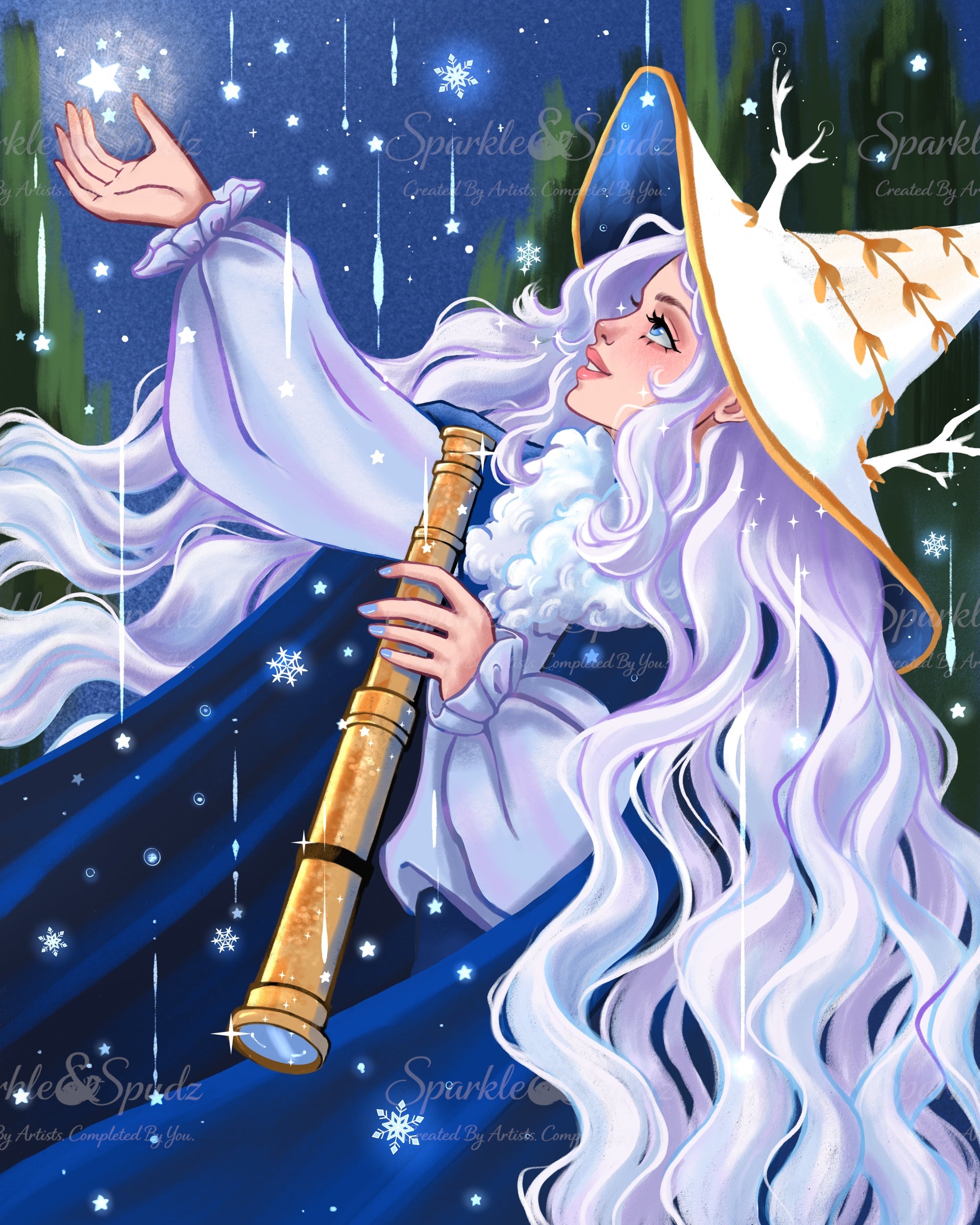 A Wash of Stars & Snow
