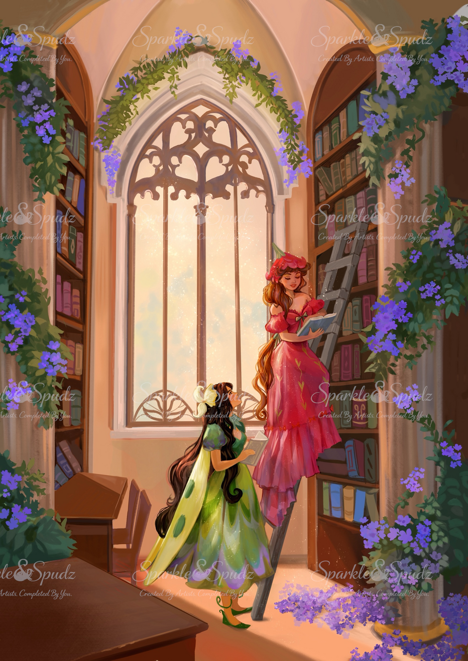 Dawn In the Fairy Library