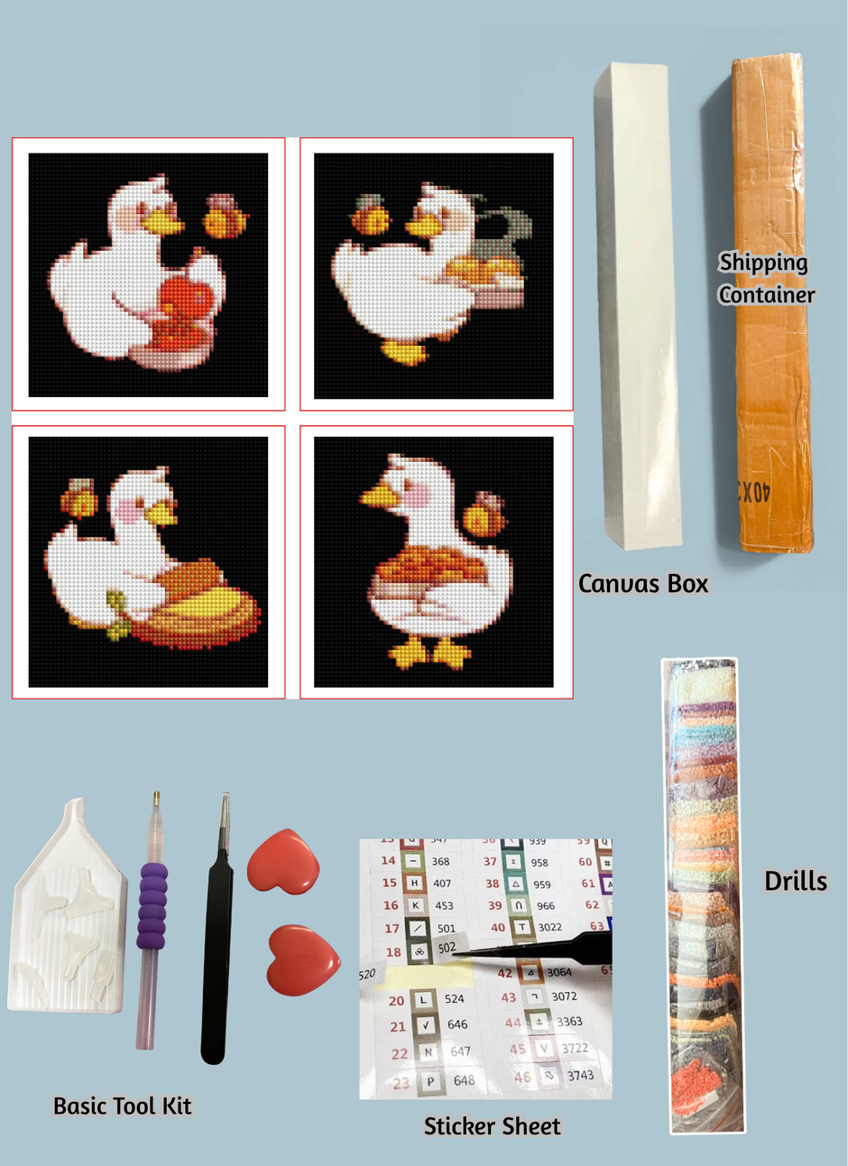 Kawaii Ducks Mini Kit