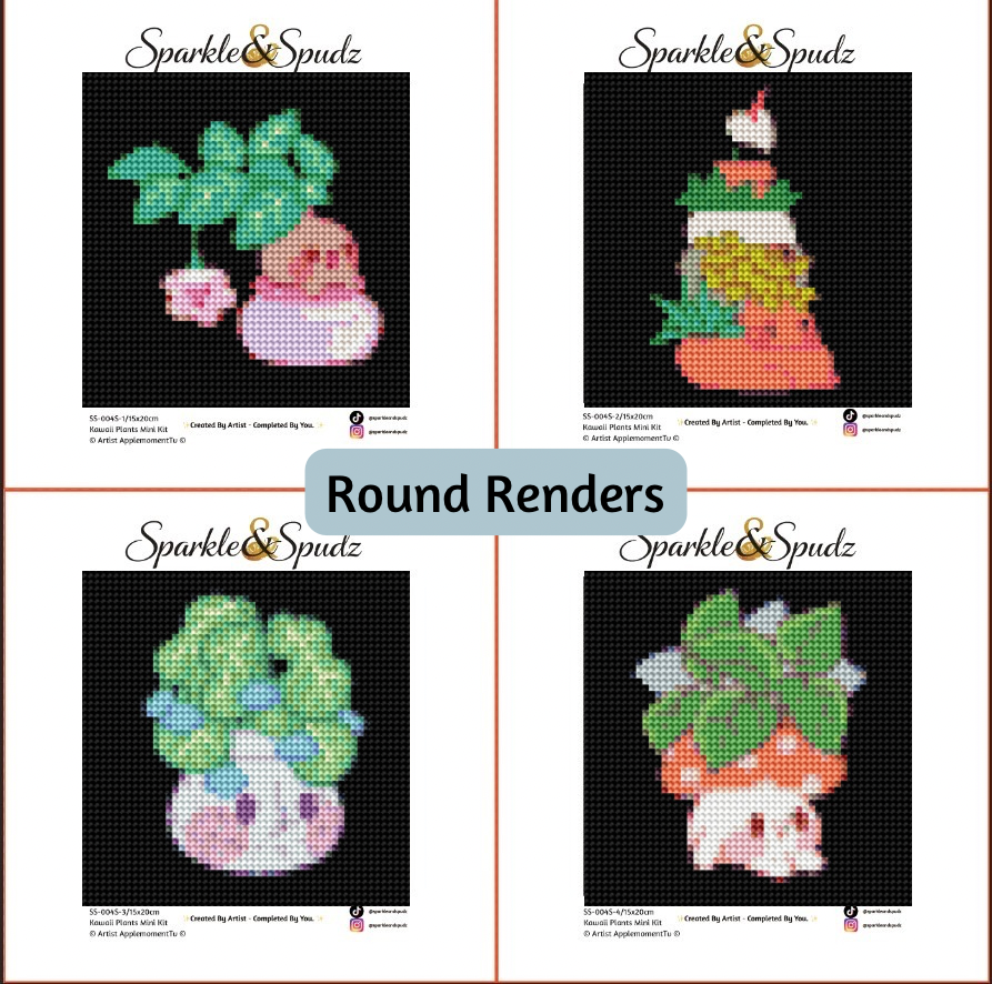 Kawaii Plants Mini Kit