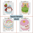 Kawaii Macaroons
