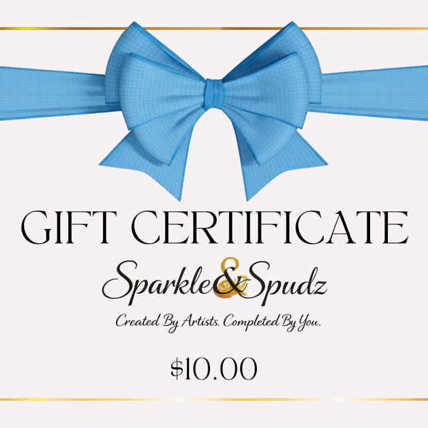 Sparkle and Spudz Gift Cards