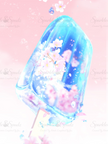 Ice Bar Filled with Spring